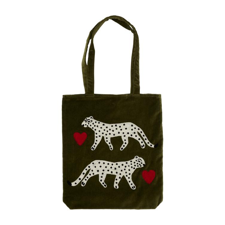 Shopper White Leopard