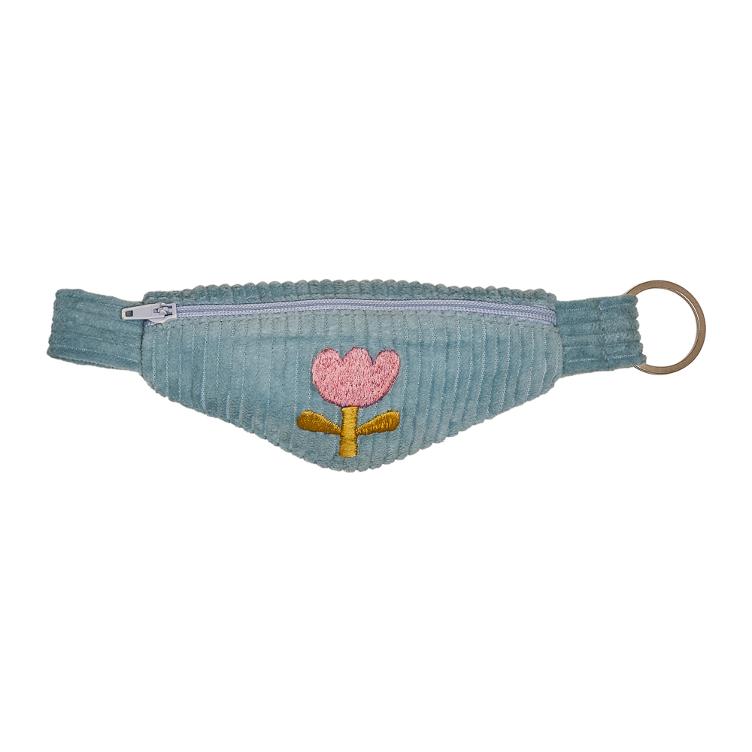 Key Ring Pouch Retro Flower