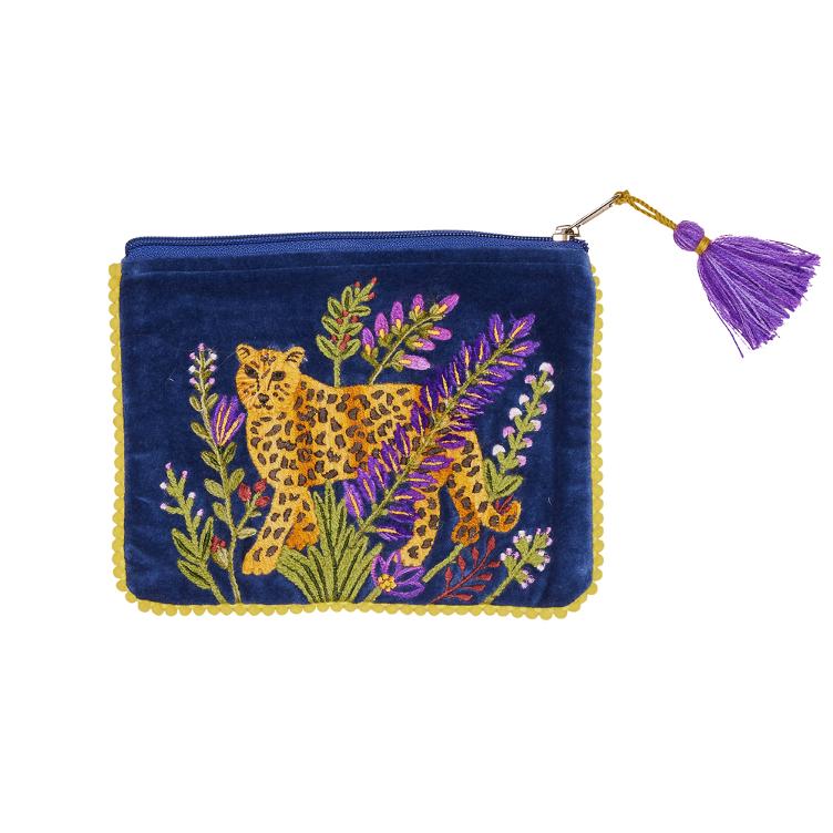 Beutel Flower Leopard