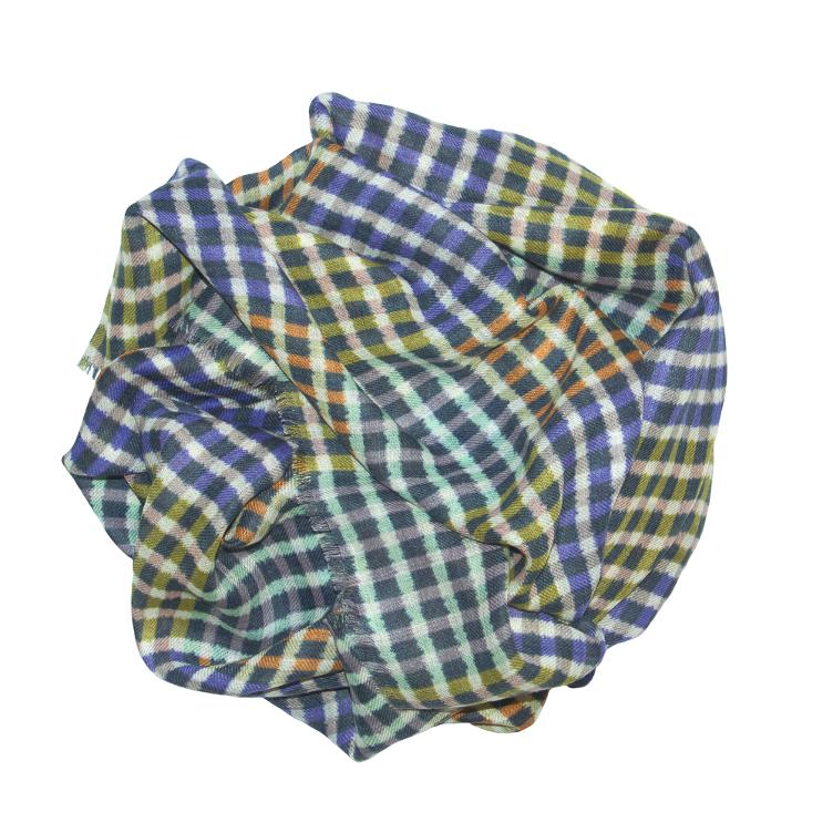 Schal Ikat Check