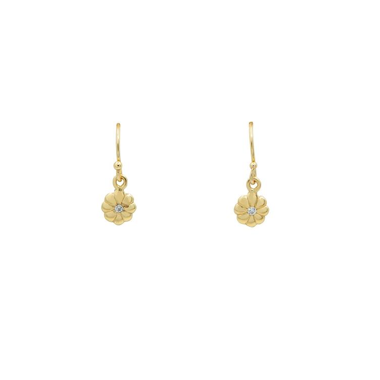 Ohrringe Zirconia Flower