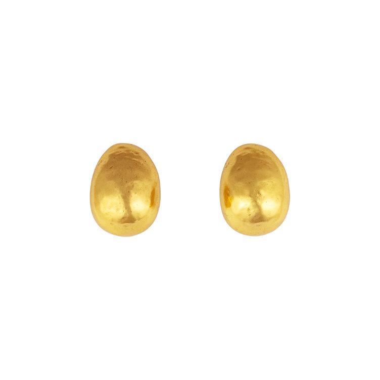 Ohrstecker Hammered Blob