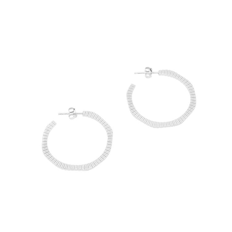 Kreolen Hammered Circle