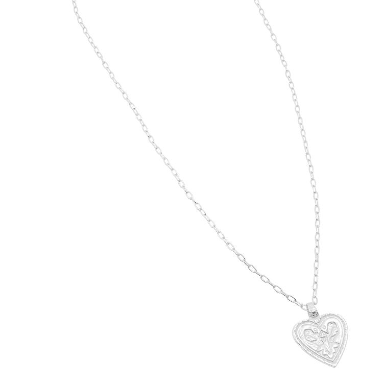 Halskette Embossed Heart