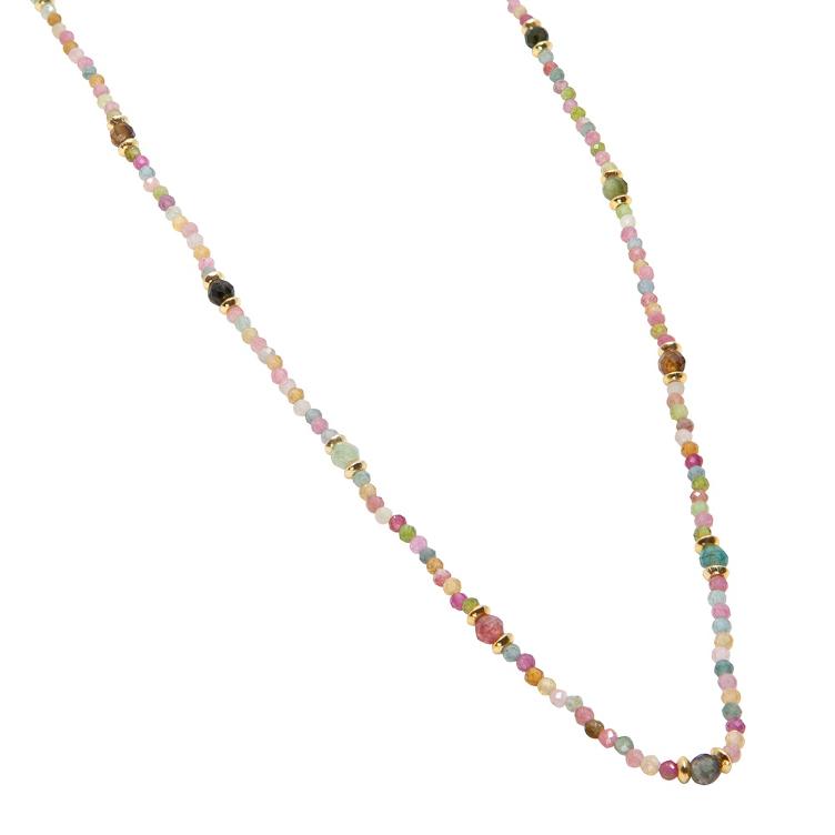 Halskette Facetted Tourmaline