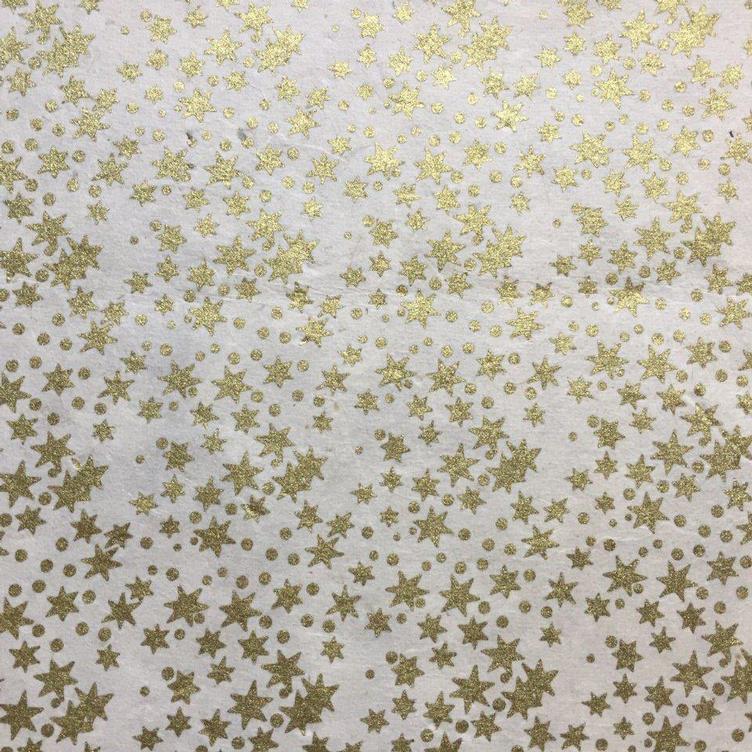 Papier Lampenschirm klein Mini Stars & Dots - 0