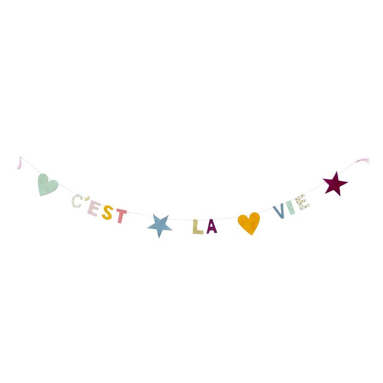 Papiergirlande C`est La Vie