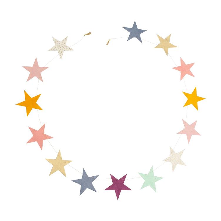 Papiergirlande XL Stars