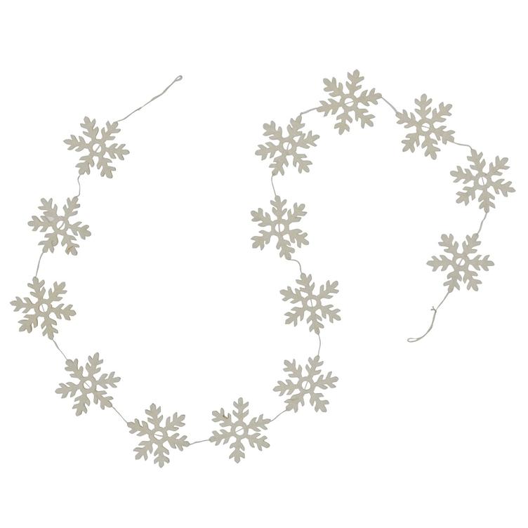 Filz Girlande Snowflake