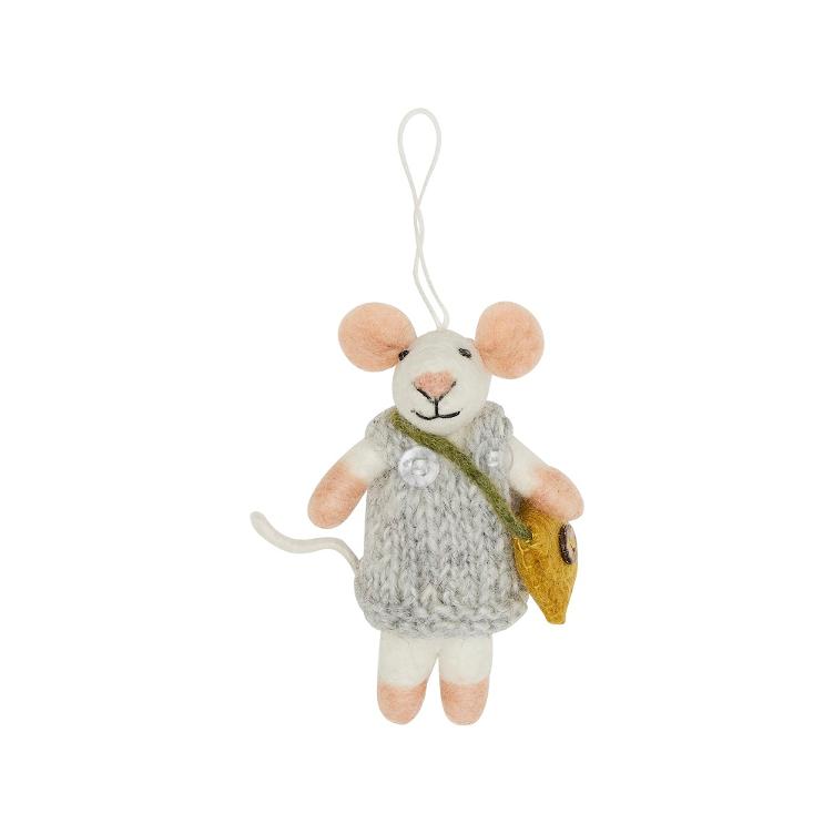 Filz Hänger School Mouse