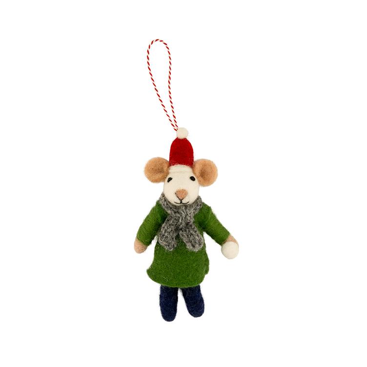 Filz Hänger Snow Fun Mouse