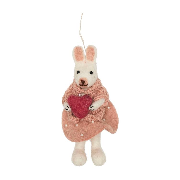 Filzfigur Heart Bunny