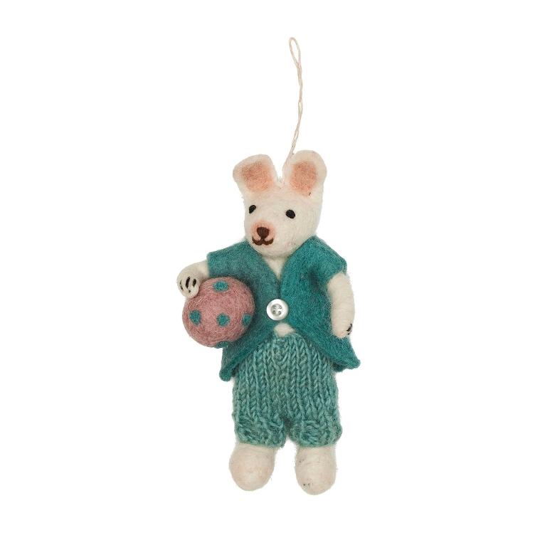 Filz Hänger Egg Bunny