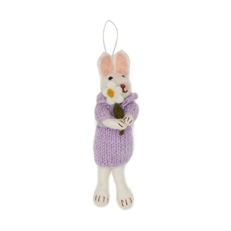 Filz Hänger Flower Bunny