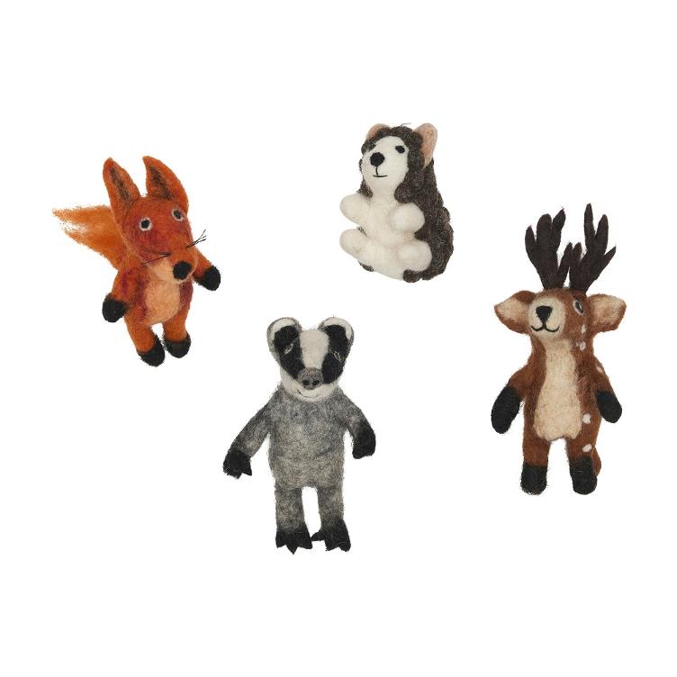 Fingerpuppen Forest 4er Set