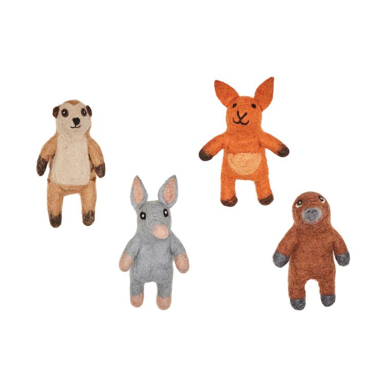Fingerpuppen Exotic 4er Set
