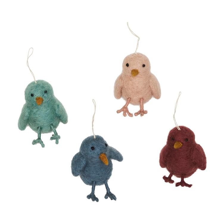Filz Hänger Chicken Friends 4er Set