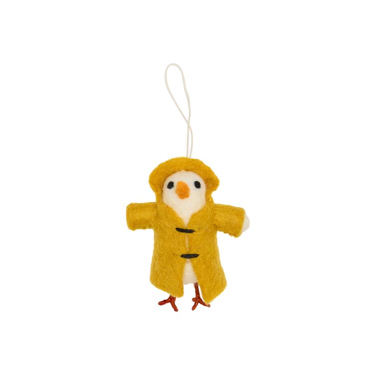 Filz Hänger Raincoat Chicken