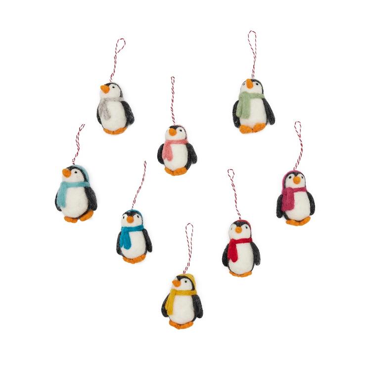 Filz Hänger Penguin assortiert