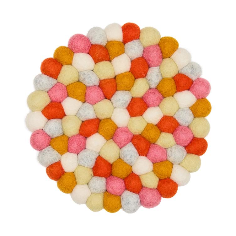 Filz Untersetzer rund Vivid Tones