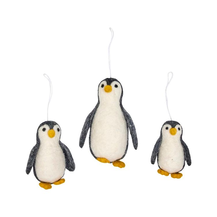 Filz Hänger Penguin 3er Set