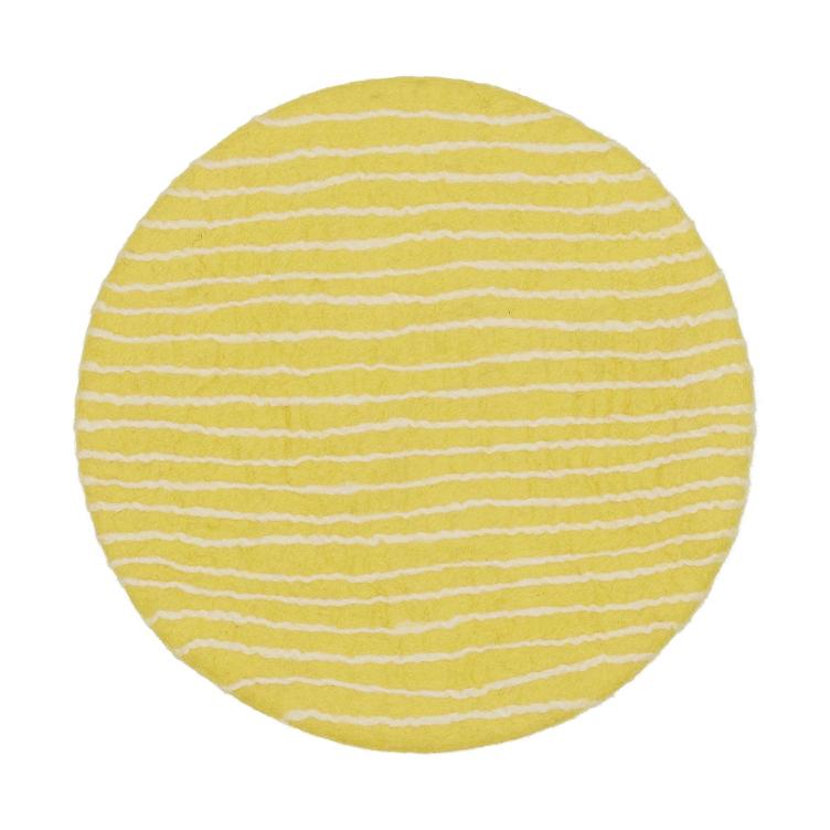 Filz Sitzkissen Striped