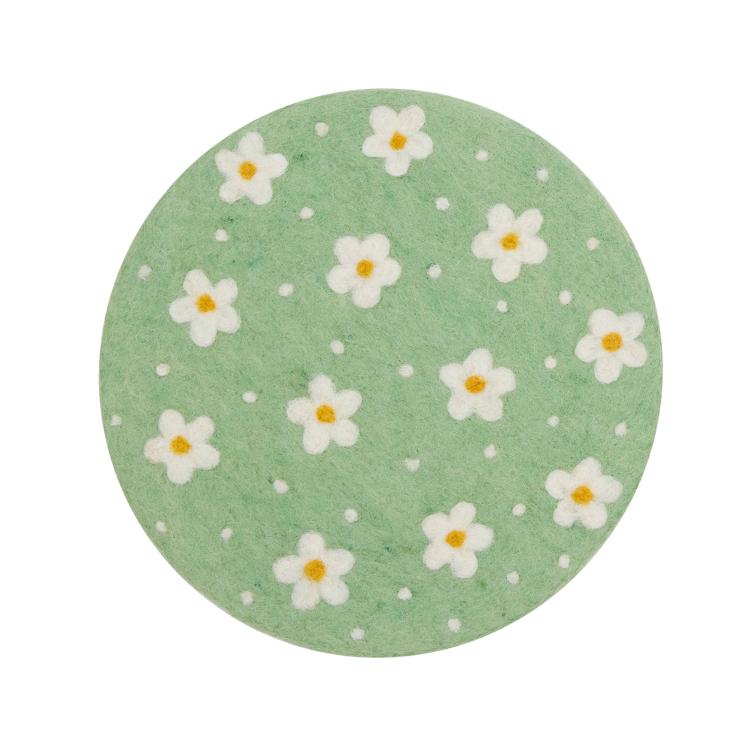 Filz Untersetzer Daisy Flowers