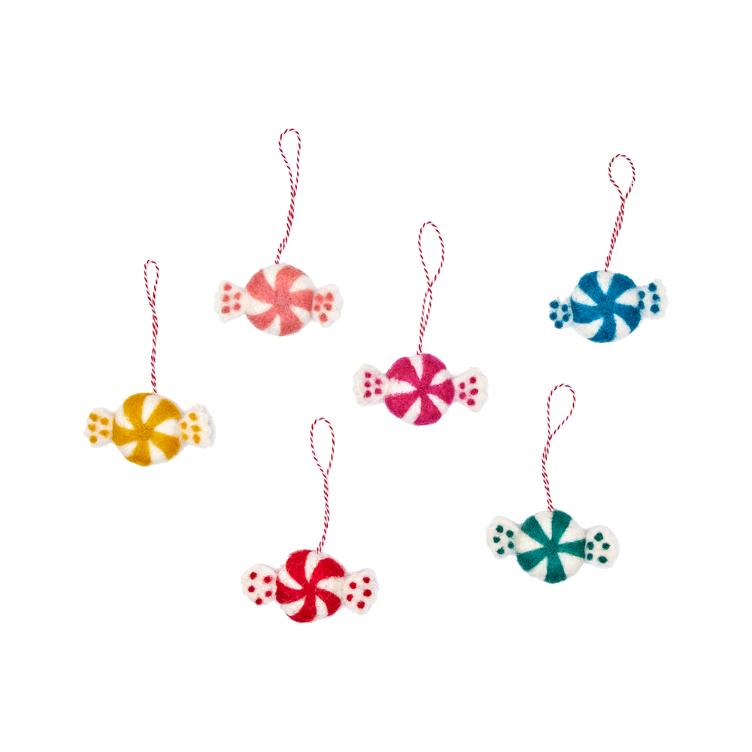 Filz Hänger Sweet Candy 6er Set
