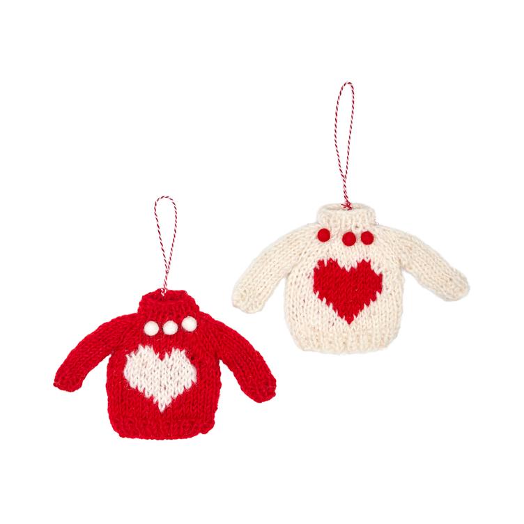 Hänger Heart Pullover 2er Set