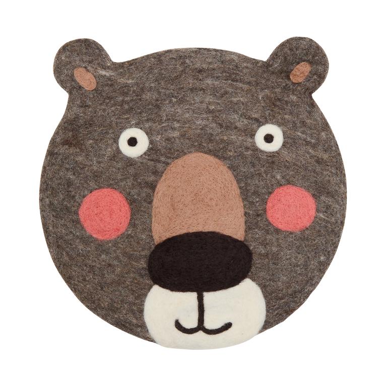 Filz Sitzkissen Bear