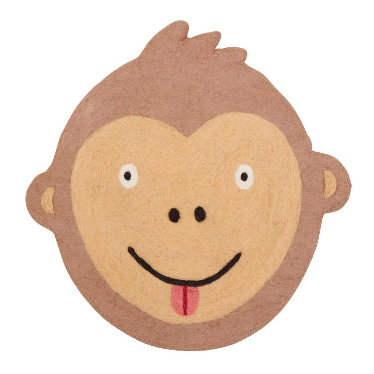 Filz Sitzkissen Monkey