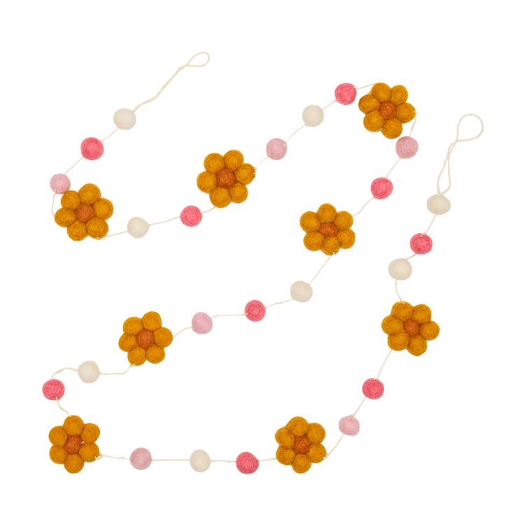 Filz Girlande Flower