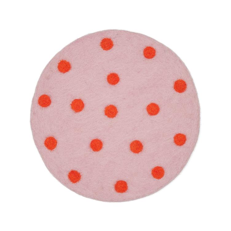 Filz Untersetzer Polka Dot