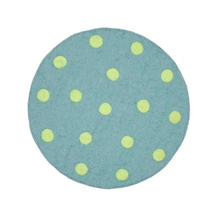 Filz Untersetzer Polka Dot