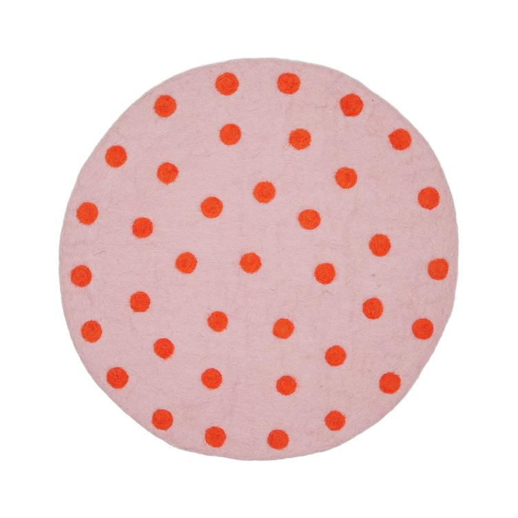 Filz Sitzkissen Polka Dot