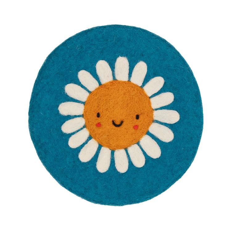 Filz Untersetzer Smiling Sun