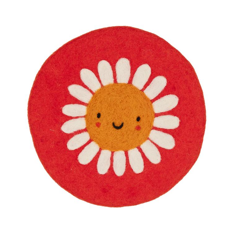 Filz Untersetzer Smiling Sun