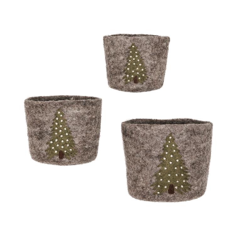 Behälter Christmas Tree 3er Set