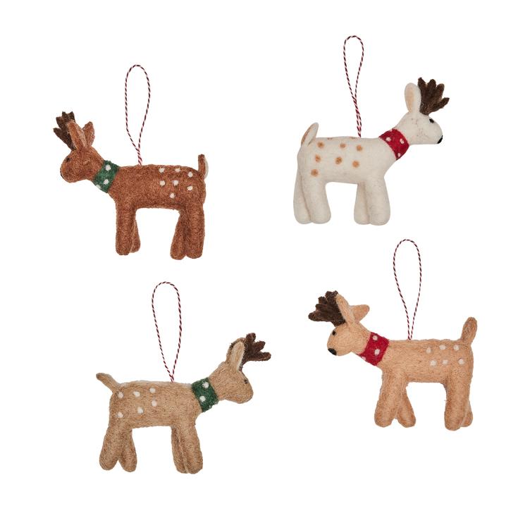 Filz Hänger Spotty Deer 4er Set