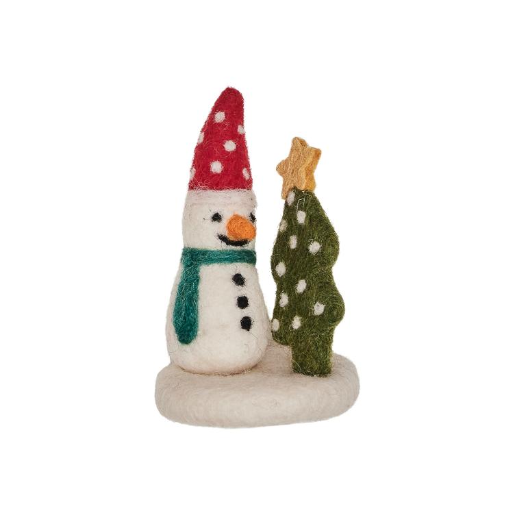 Filz Deko Mini Snowman