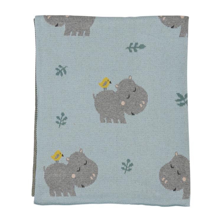 Strickdecke Happy Hippo