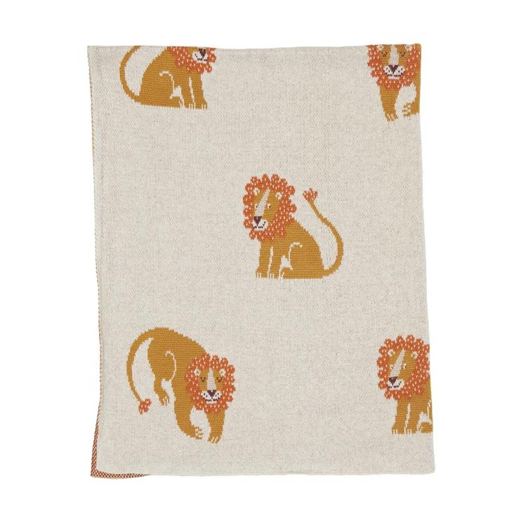 Strickdecke Lucky Lion