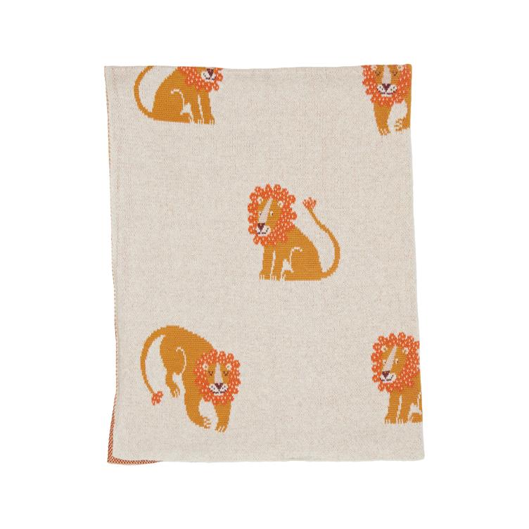 Strickdecke Lucky Lion