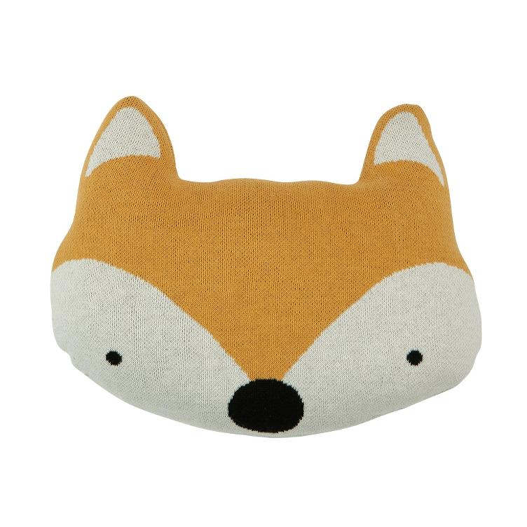 Strickkissen Friendly Fox