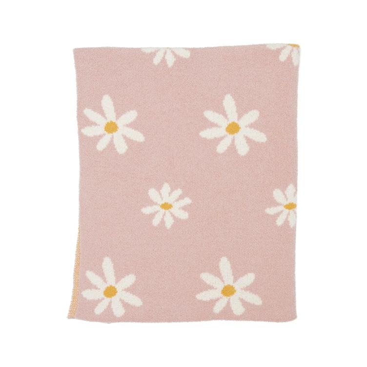 Strickdecke Fluffy Daisy
