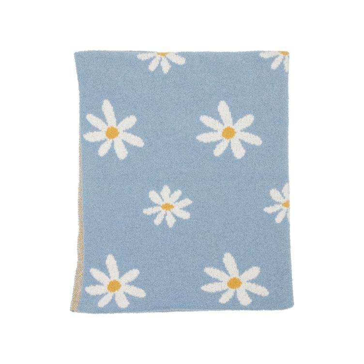 Strickdecke Fluffy Daisy