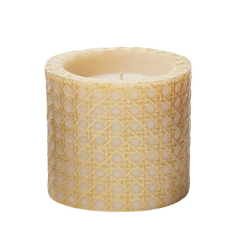 Kerze Rattan M